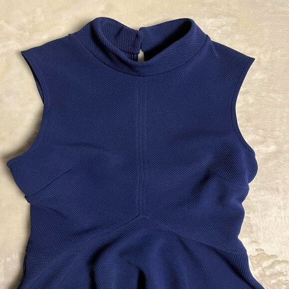 Bailey Blue Tennis Dress Size M Mini Fit & Flare Dark Sleeveless Summer Stretch - Picture 2 of 9